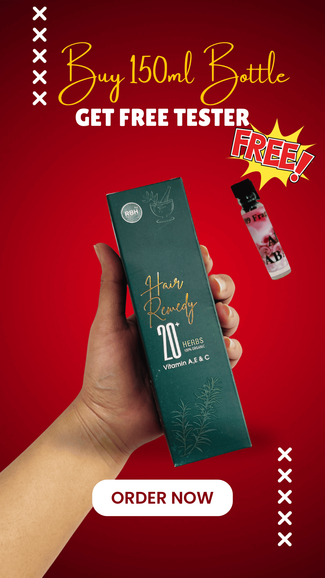 Hair Remedy – Premium Herbal Hair Oil for Hair Fall, Dandruff & Shine | Remedy by Hiffza