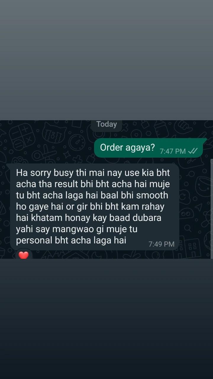 The customer is giving positive feedback about the product.